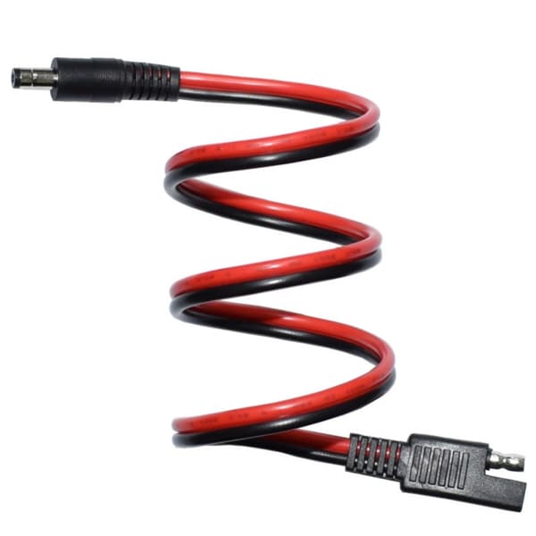 Professionel 60 cm SAE 2Pin til DC5.5mm 5.5mm Strømkabel til Bærbar Soloplader