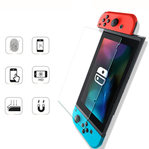 Härdat Glasskyddsskydd för Switch OLED Spelkonsol