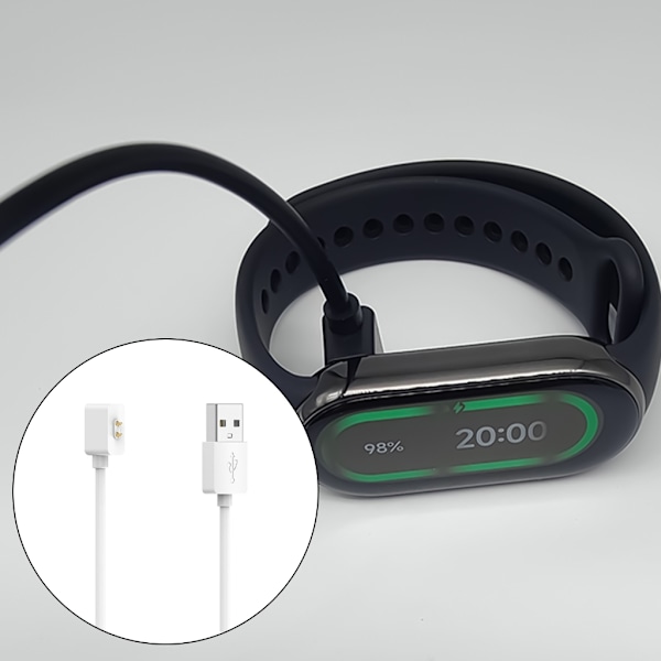 Laddningskabel för Smartwatch för Band 9/8 Magnetiska Kontakter Laddare 100cm