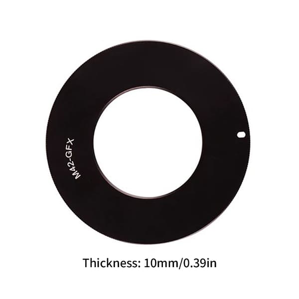 M42 1mm Modifikationslinseadapter M42 Mount Storformat Forstørrelseslinse til 100 50R 100S Kameratilbehør