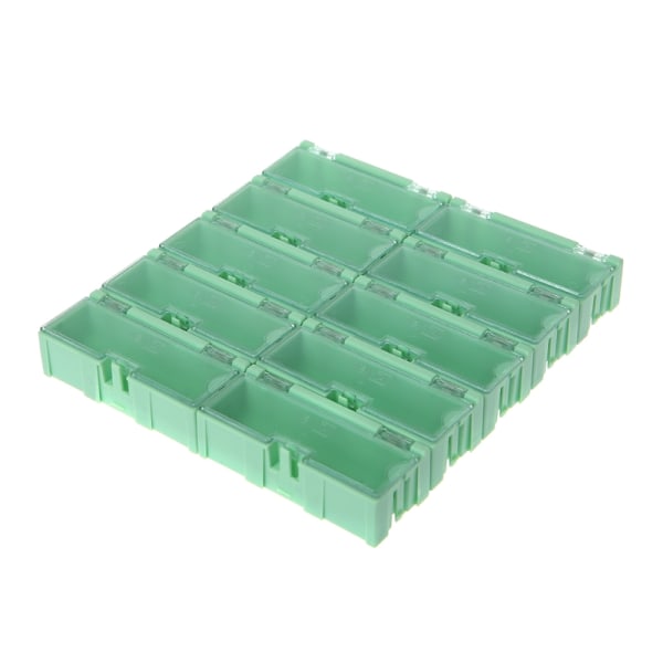 Mini SMD SMT elektronisk låda IC Elektroniska komponenter Lagring för case 75x31,5x21