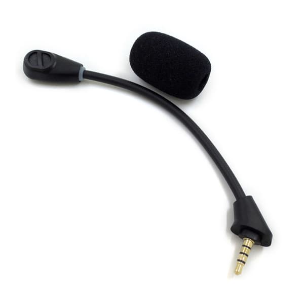 Erstatning Alpha Game Mic 3,5 mm mikrofonbom med LED-indikator kun til HyperX Cloud Alpha trådløst gaming-headset