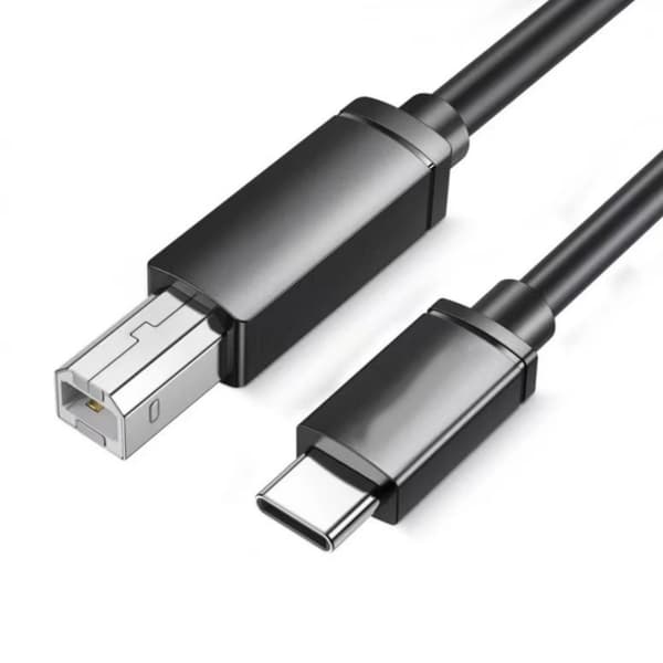 USB Type C - USB2.0 Type B -tulostinkaapeli USB - neliöporttitulostusdatakaapeli 50cm