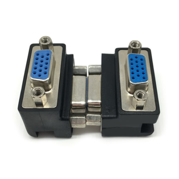 VGA Höger Vinkel 15 Hon till 15 Hon 90° Adapter för Projektorer LCD