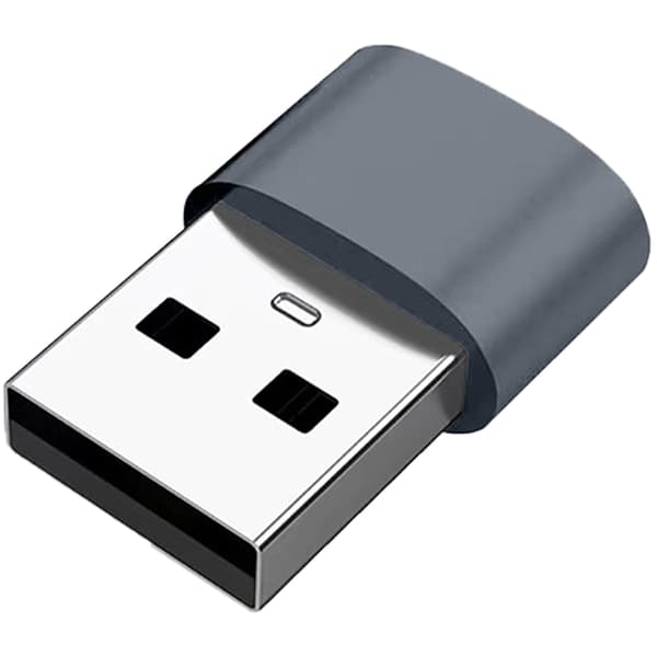 Metall USB Type C Hunn Til USB2.0 Hann Adaptere 10Gbps Data Konvertere OTG Adaptere for Telefoner Laptoper Grey