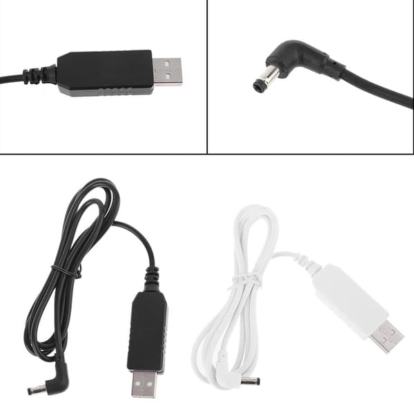 Universal USB 5V till 12V 4.0x1.7mm Strömförsörjning för Smart Högtalare LED S Universal