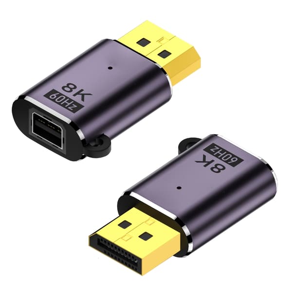 Mini Adapter Han til Hun Konvertere DP1.4 null - Mini DP M to DP F