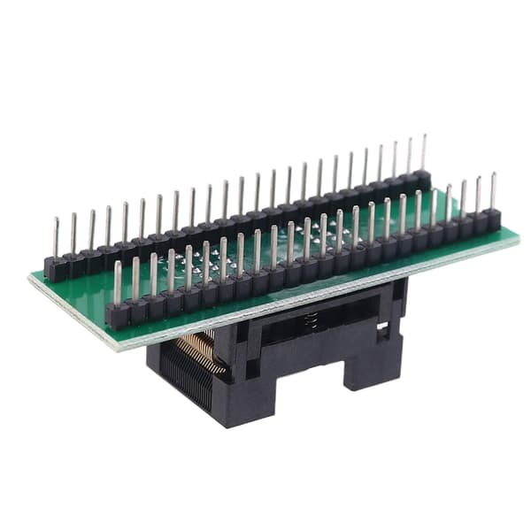 TSOP48 Til DIP48 Dobbel Kontakt Gullbelegg Universal IC Programmerings Sokkel Adapter