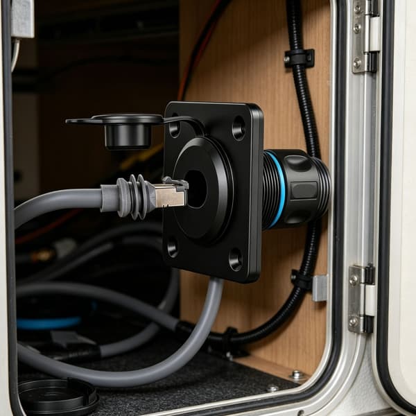 Høyhastighets Cat6 Ethernet Panelmontering Egnet for Starlink Gen3 Værbruk