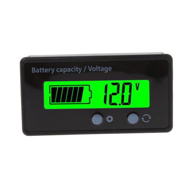 8V-70V LED-display Voltmeter Mini Spänningsmätare Batteri Ström Procent Tester