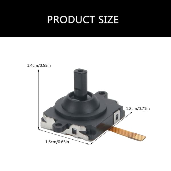 Udskiftningsjoysticks til 3 VR-controllere 3D Analog Thumbsticks Reparation 1Pcs