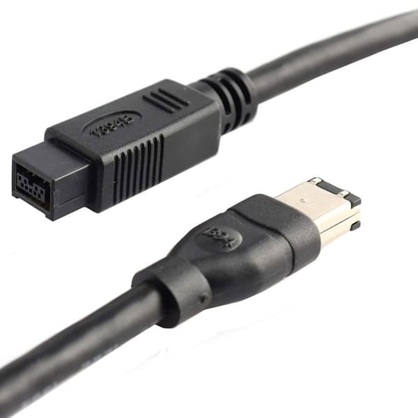 Firewire IEEE 1394-kabel 6-benet til 9-benet Firewire 800 til 400-kabel til printer 1.8m