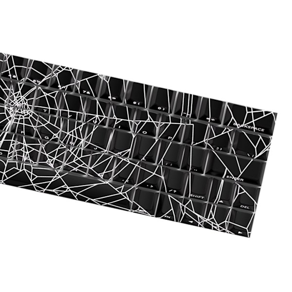 64/74 Taster Translucent Spiders Web Keycap Original Profil Side Print Backlit Key 64 keys