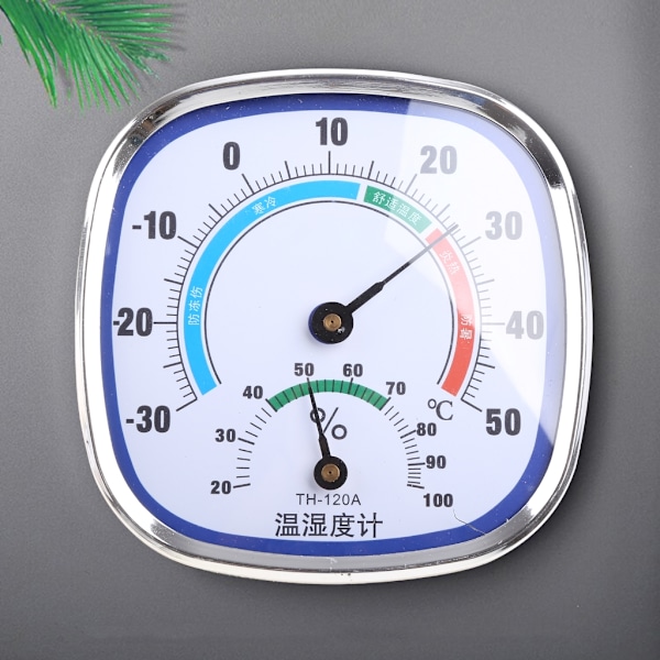 Analog Termometer Hygrometer Temperaturmätare Luftfuktighetsmätare Inomhus Utomhus
