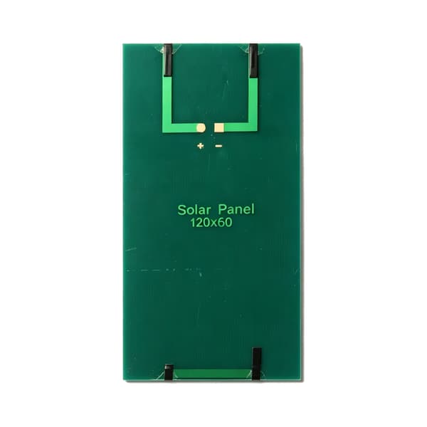 1,2W 5V Bærbart Solpanel Mini Solopladningspanel Fotovoltaiske Celler