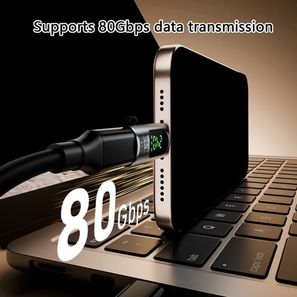 240W USB C Förlängare USB C Adapter För Sömlös Data- Och Videoanslutning White