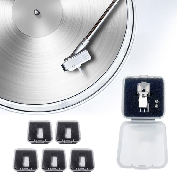5/10 stk. Platespiller Stylus Holder Fonograf Hode Lang Nål Rack Display Boks 10