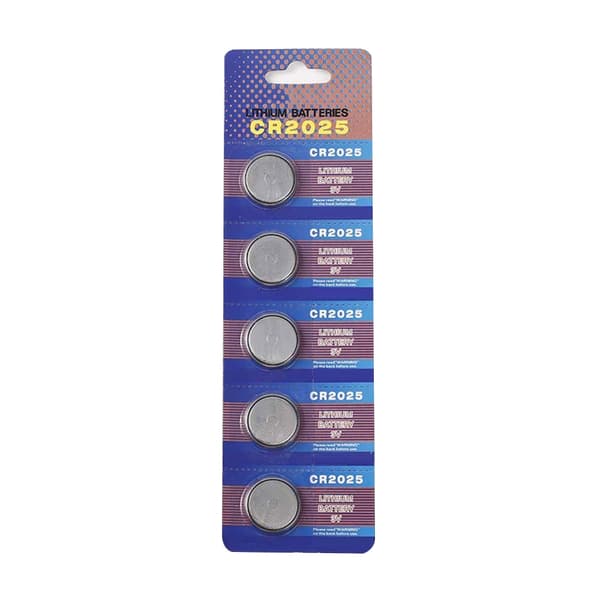 Sæt med 10 stk./5 stk. CR2025 3V Lithium Batteri Knapcellebatterier til Ure 5 pieces