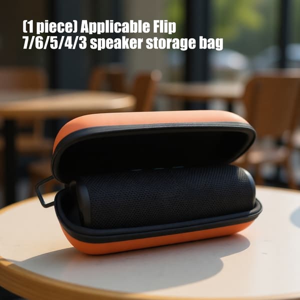 Iskunvaimentava pidike Flip 7/6/5/4/3 Bluetooth-yhteensopiville kaiuttimille Black