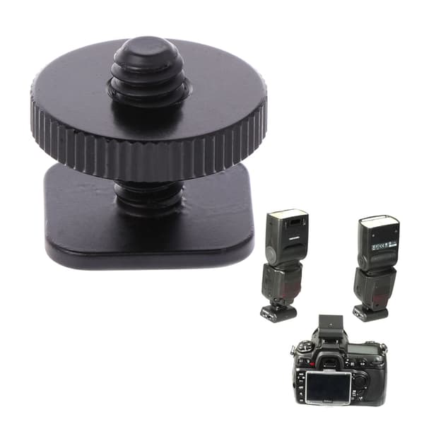 1/4'' Enkeltlags stativmonteringsskrue til studioblits blitsskoadapter for