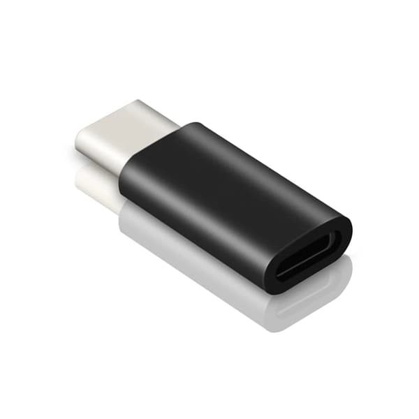 Type C Jack Data Adapter Data Synkroniseringskabel Adapter Black