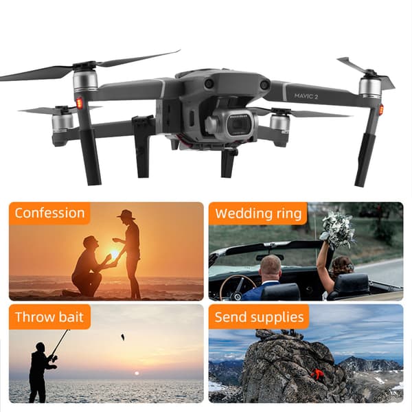 Kastesystem til Mavic 2 Pro/Zoom Fiskemadding Bryllupsring Gavelevering