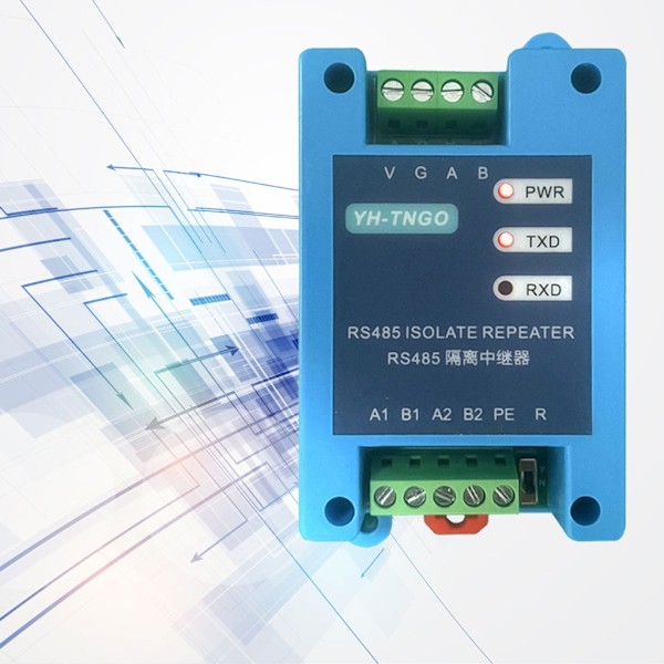 RS485 Hub Isolationsrepeater Dubbla Värd Seriell Port Datadelning Distributor