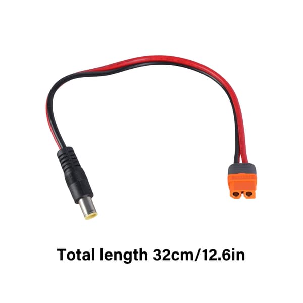 DC7909 (DC8mm) hannadapterkabel for XT60-IF-plugger og solcelleapplikasjoner