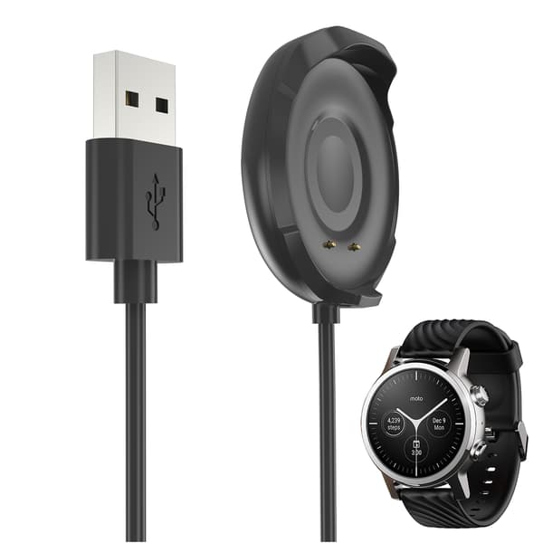 1m magnetisk USB-opladeradapter til Smart Watch, opladerkabelbeslag til 360 3. generation