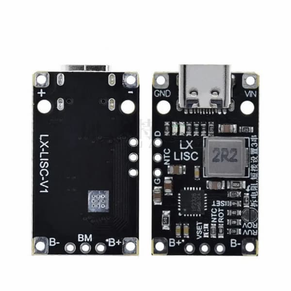 Litiumakun lataus Boost-moduuli Type C USB 2-3S Boost-moduuli tukee nopeaa latausta null - 3S