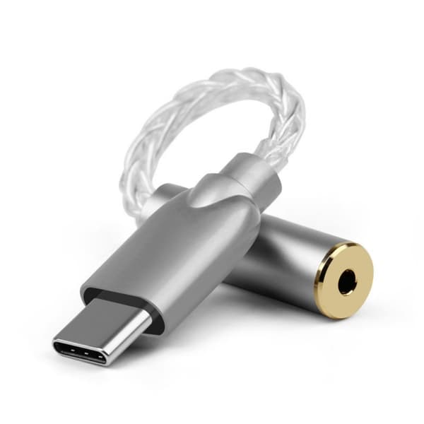 USB C 32bit 384KHz USB C - 3,5mm/2,5mm/4,4mm -sovitin ALC5686-sirulla, USB C -kuulokesovitin 3,5mm-sovitin 4.4mm