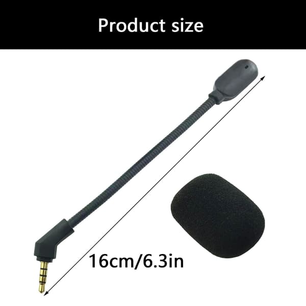 Avtakbare mikrofoner for ROG Theta 7.1 headset, støyreduserende mikrofon 3,5 mm