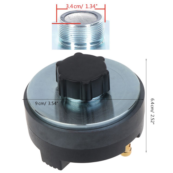 Högtalare Titanium-Film Diskanthögtalare 80W 8Ω 34,4mm Röstspolsdiameter Bärbar Audio Diskantljuddrivarenhet