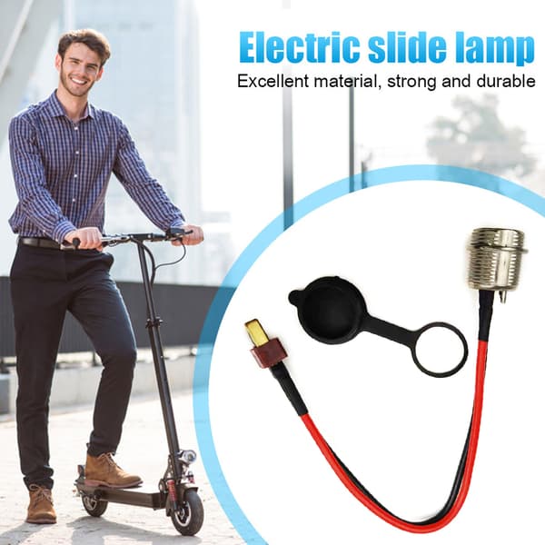 E-Scooter Opladerport Inline Opladerstik til Elektrisk Løbehjul Kugoo M4