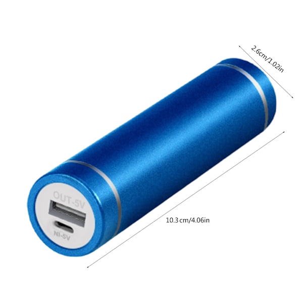 Batterihållare för 18650/21700 Batteri Power Bank Box Laddningsfodral R ed
