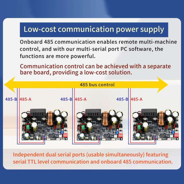 Precisionsjusterbar likströmsmodul, 125V/2000W, konstanta spänningar och ström för elektroniska projekt null - Complete set