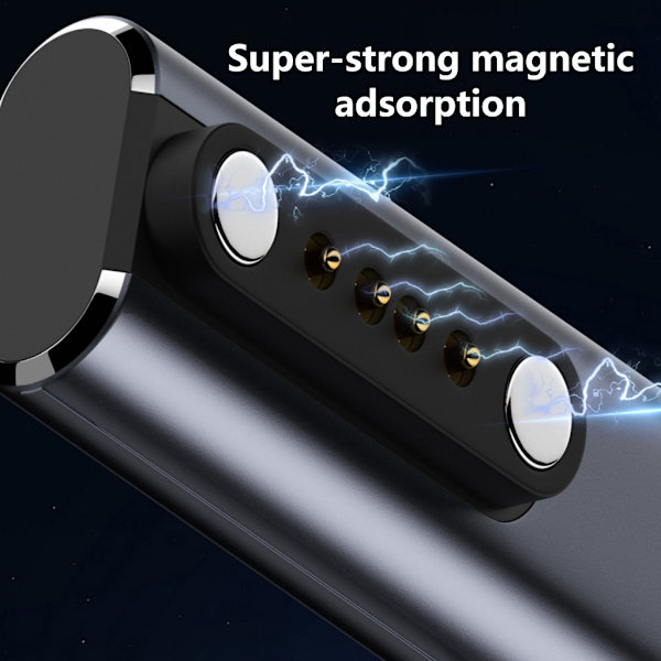 Type C til 2P/4P Magnetisk Adapter til Knogleledningshovedtelefoner 7,62 mm Afstand null - 2 needles