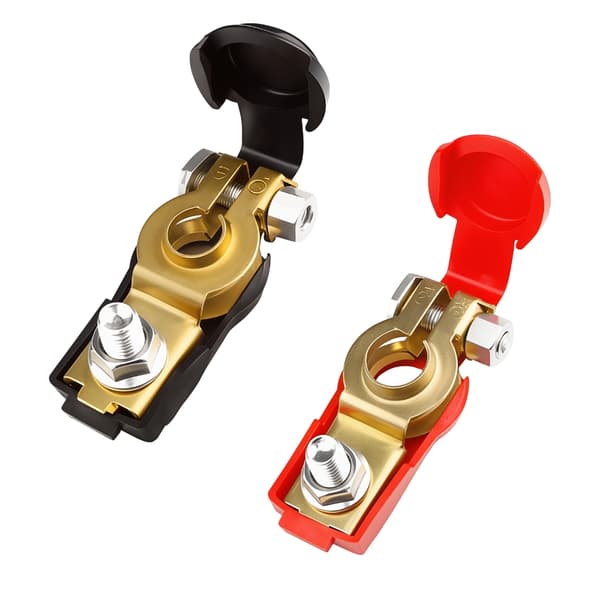 Bil Auto Quick Release Batteripolsko Klemmer Til 12V 24V Køretøj Small diameter Alloy model
