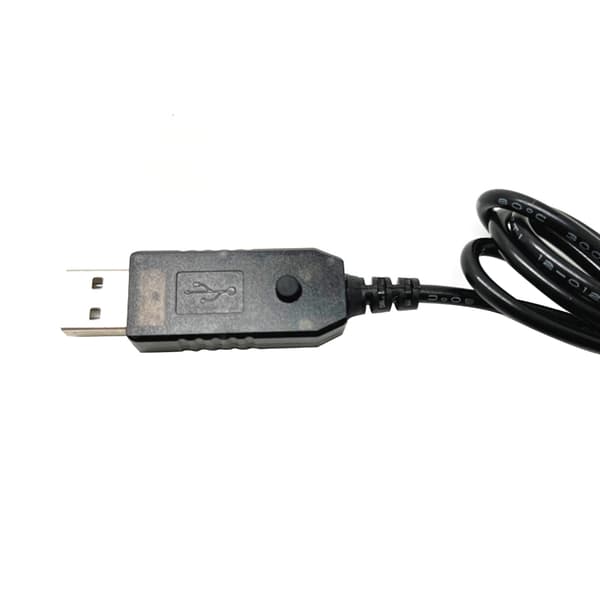 USB til DC9V12V 5.5x2.5mm opladerkabel strømkabeladapter til routere højttalere