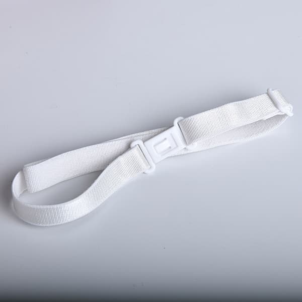 10 st DIY-tillbehör Justerbara flugor Elastiska remförlängningsbälten White insert deducti