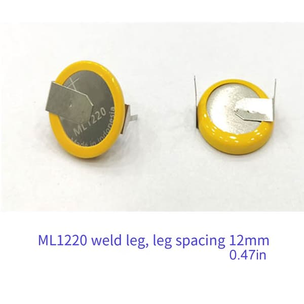 ML1220 kompatibelt batteri med stærk loddetap svejsestift til bærbare bundkort spiludskiftning null - ML1220 