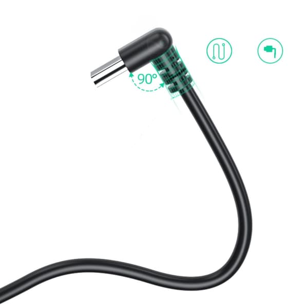 USB-A til Mini USB-kabel for lading og dataoverføringskabel for kameraer, Mini USB-enheter USB-forlengerkabel 25cm - Right