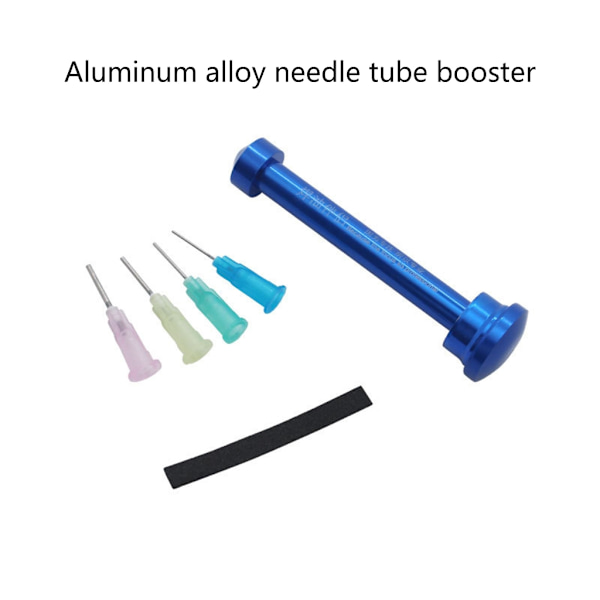 Lödpaste Flux Mate Booster Plunger Dispenser Verktyg Aluminiumlegering Manuell Sprutor Lödpaste Propulsion Verktyg