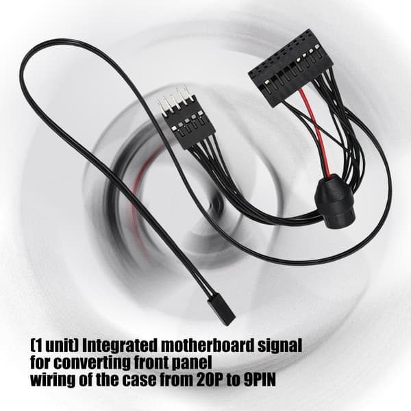 20P til 9PIN frontpanel signaloverføringsledning for datamaskinvesketilkobling