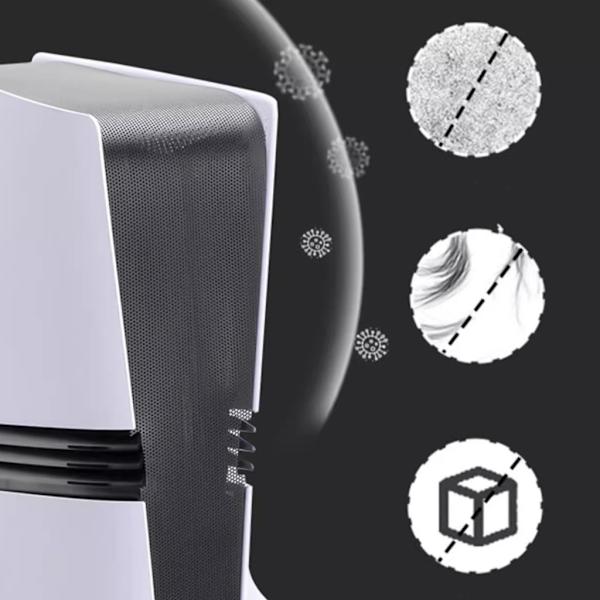 Støvdæksel Midterste Striber Køleplade Barriere Dæksel Gaming Tilbehør null - With 2 side nets