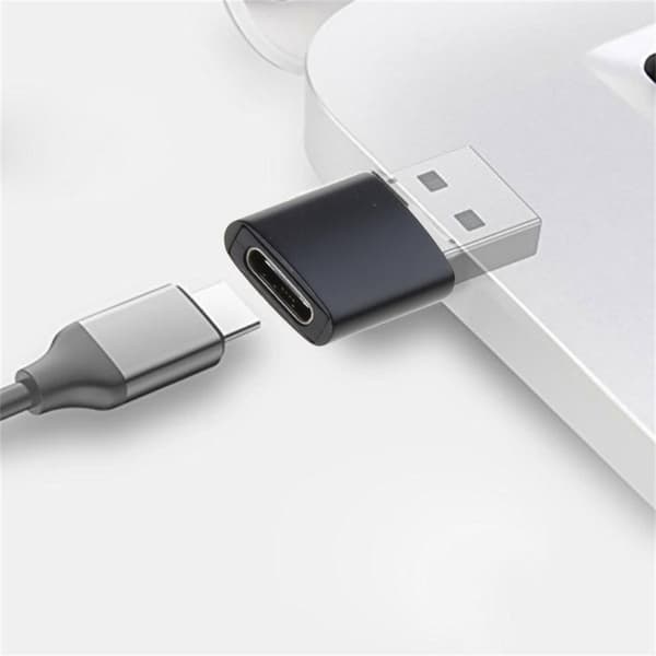 Konverter USB Typ A Hane Till USB Typ C Hona Dataöverföring Laddningsadapter