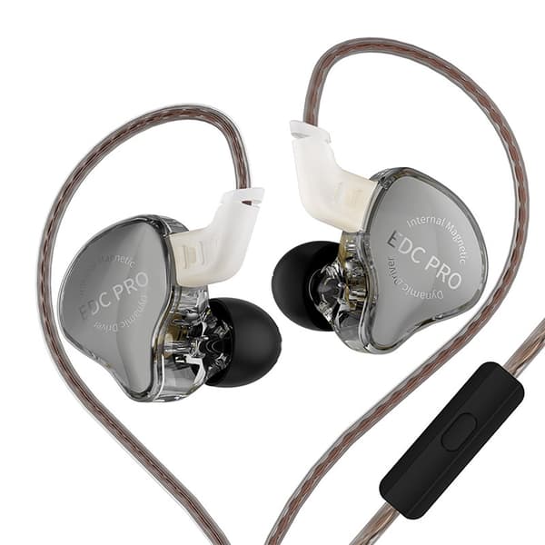 Reisevennlige In-Ear Øretelefoner med Dynamiske Spoler for Spillmusikk null - Standard silver plat