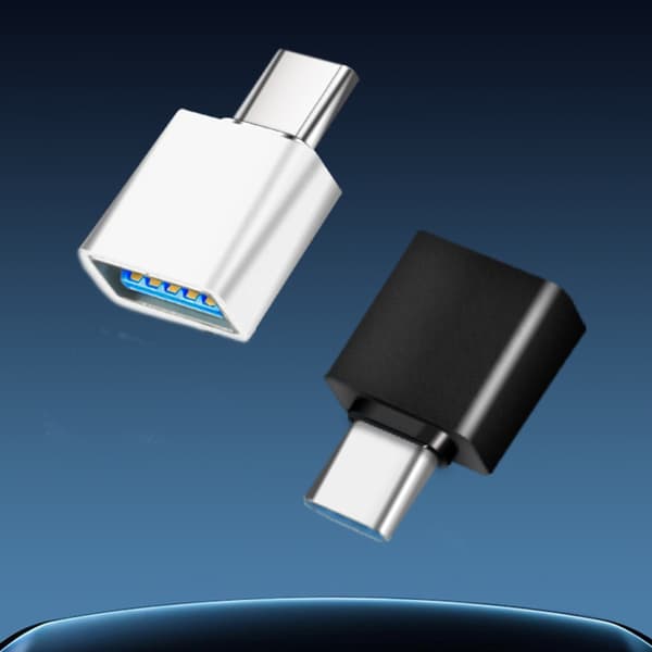 5kpl Nopea USB-C-sovitin takaa tehokkaan latauksen ja tiedonsiirron Black - Micro interface