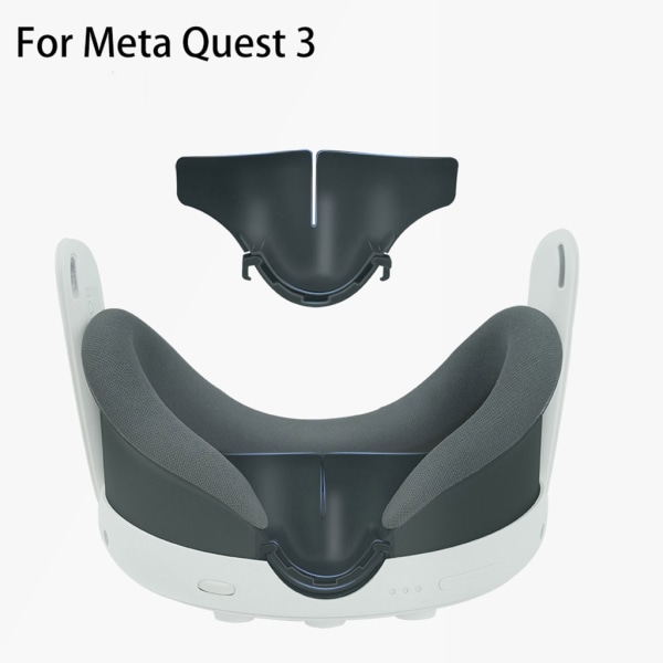Andningsbar nässkydd i silikon Bekväm nässkärm Hållbar för MetaQuest 3 VR