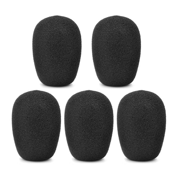 5-pack Vindskyddande Mikrofonöverdrag för BlackShark V2 Pro Headset Professionella Mikrofonöverdrag Reducerar Effektivt Brus